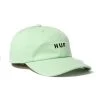 HUF Set OG Curved Visor 6 Panel Hat - Smoke Green -Stoppen. Gehen. Skateboard Geschäft. ht00716 smgrn 1 1280x1280