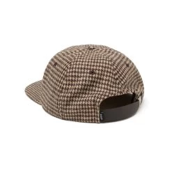 HUF One Star Houndstooth 6 Panel Cap - Oatmeal -Stoppen. Gehen. Skateboard Geschäft. ht00753 oatml 2 1280x1280