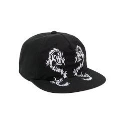 HUF Twin Dragon 6 Panel Cap - Black