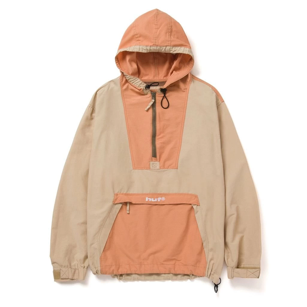 HUF Commander Anorak Jacke - Tan 3 HUF Commander Anorak Jacke - Tan