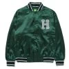 HUF Crackerjack Satin Baseball Jacke - Forest Green -Stoppen. Gehen. Skateboard Geschäft. jk00372 fogrn 1 1280x1280