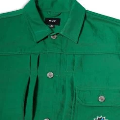 HUF Bennington Trucker Jacke - Clover -Stoppen. Gehen. Skateboard Geschäft. jk00399 clovr 3 1280x1280