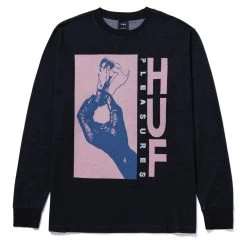 HUF Light Up Jacquard Longsleeve Black