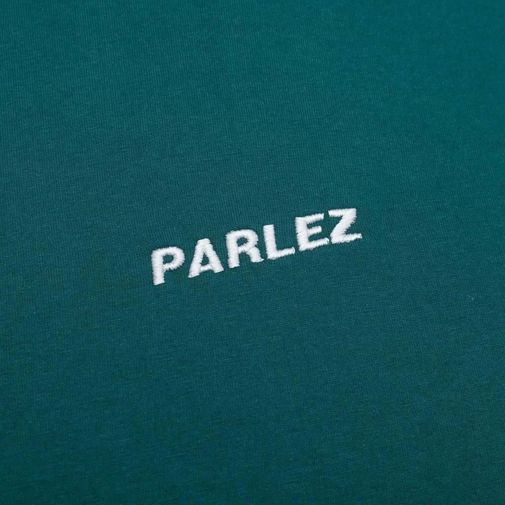 Parlez Ladsun T-Shirt - Dusty Teal X White 4 Parlez Ladsun T-Shirt - Dusty Teal X White – Bild 2