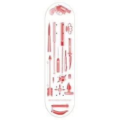 Morphium Weapons White Skateboard Deck