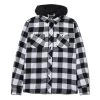Primitive Two-Fer Flannel Longsleeve Hoodie - Black 1 Primitive Two-Fer Flannel Longsleeve Hoodie - Black -Stoppen. Gehen. Skateboard Geschäft. pa322652 blk 1 1280x1280