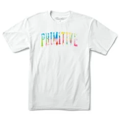 Primitive Collegiate Drip T-Shirt - White