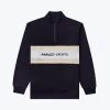 Parlez Carluccio Quarter Zip - Navy -Stoppen. Gehen. Skateboard Geschäft. paraw23053 1 1280x1280