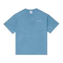 Parlez Hull Pigment T-Shirt - Sky Blue Washed
