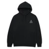 HUF Essentials Triple Triangle Hoodie - Black -Stoppen. Gehen. Skateboard Geschäft. pf00491 black 1 1280x1280