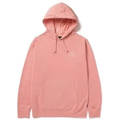 HUF Essentials TT Hoodie - Coral Pink