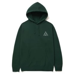 HUF Essentials Triple Triangle Hoodie - Forest Green