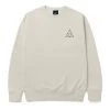 HUF Essentials Triple Triangle Crew - Sand