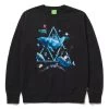 HUF Space Dolphins Wash Pullover - Black 2 HUF Space Dolphins Wash Pullover - Black -Stoppen. Gehen. Skateboard Geschäft. pf00528 black 1 1280x1280