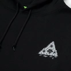 HUF Brick Lurk Hoodie - Black -Stoppen. Gehen. Skateboard Geschäft. pf00555 black 3 1280x1280