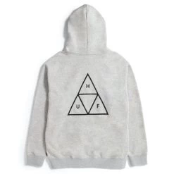 HUF Set Triple Triangle Hoodie - Heather Grey