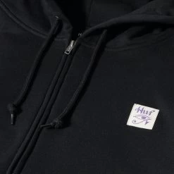HUF Horus Zip Hoodie - Black -Stoppen. Gehen. Skateboard Geschäft. pf00614 black 3 1280x1280