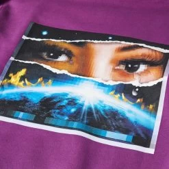 HUF Digital Domain Hoodie - Grape -Stoppen. Gehen. Skateboard Geschäft. pf00618 grape 3 1280x1280