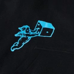 HUF Fly Die Hoodie - Black -Stoppen. Gehen. Skateboard Geschäft. pf00622 black 3 1280x1280