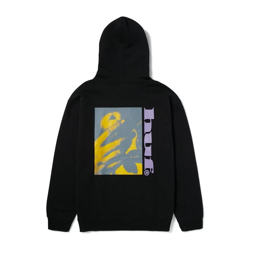 HUF Street Knowledge Hoodie - Black 3 HUF Street Knowledge Hoodie - Black