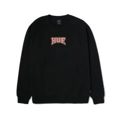 HUF Home Team Pullover - Black