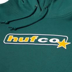 HUF Freshies Hoodie - Pine -Stoppen. Gehen. Skateboard Geschäft. pf00638 pine 3 1280x1280