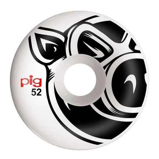 Pig Skateboard Rollen Head Conical Natural 101A 52mm 3 Pig Skateboard Rollen Head Conical Natural 101A 52mm