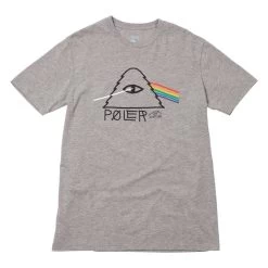 POLER T-Shirt PSYCHEDELIC Heather Grey
