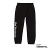 HUF Essentials Fleece Hose Black -Stoppen. Gehen. Skateboard Geschäft. pt00176 black 1 1280x1280