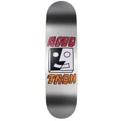 Robotron Split Face Silver Foil Skateboard Deck 8.00