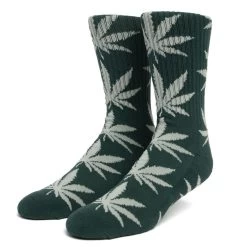 HUF Essentials Plantlife Socken 3-Pk - Black X White X Forest Green