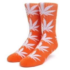 HUF Essentials Plantlife Socken 3-Pk White/orange