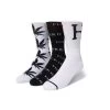 HUF Variety 3 Pack Socken - Black White -Stoppen. Gehen. Skateboard Geschäft. sk00767 bkwht 1 1280x1280