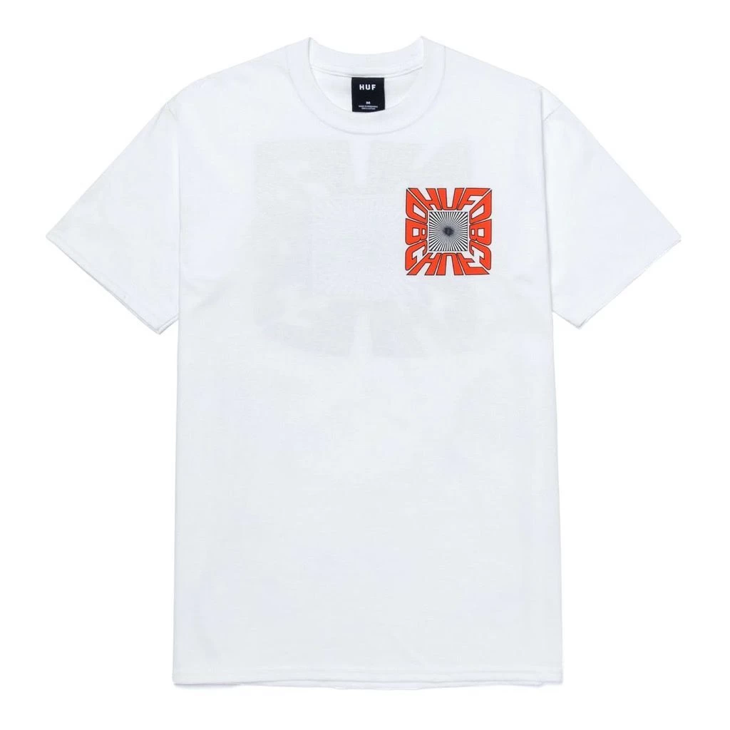 HUF Illusion T-Shirt - White 3 HUF Illusion T-Shirt - White