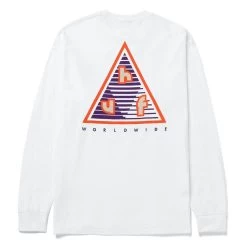 HUF High Adventure Longsleeve - White -Stoppen. Gehen. Skateboard Geschäft. ts01808 white 2 1280x1280