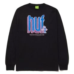 HUF Bookend Longsleeve - Black