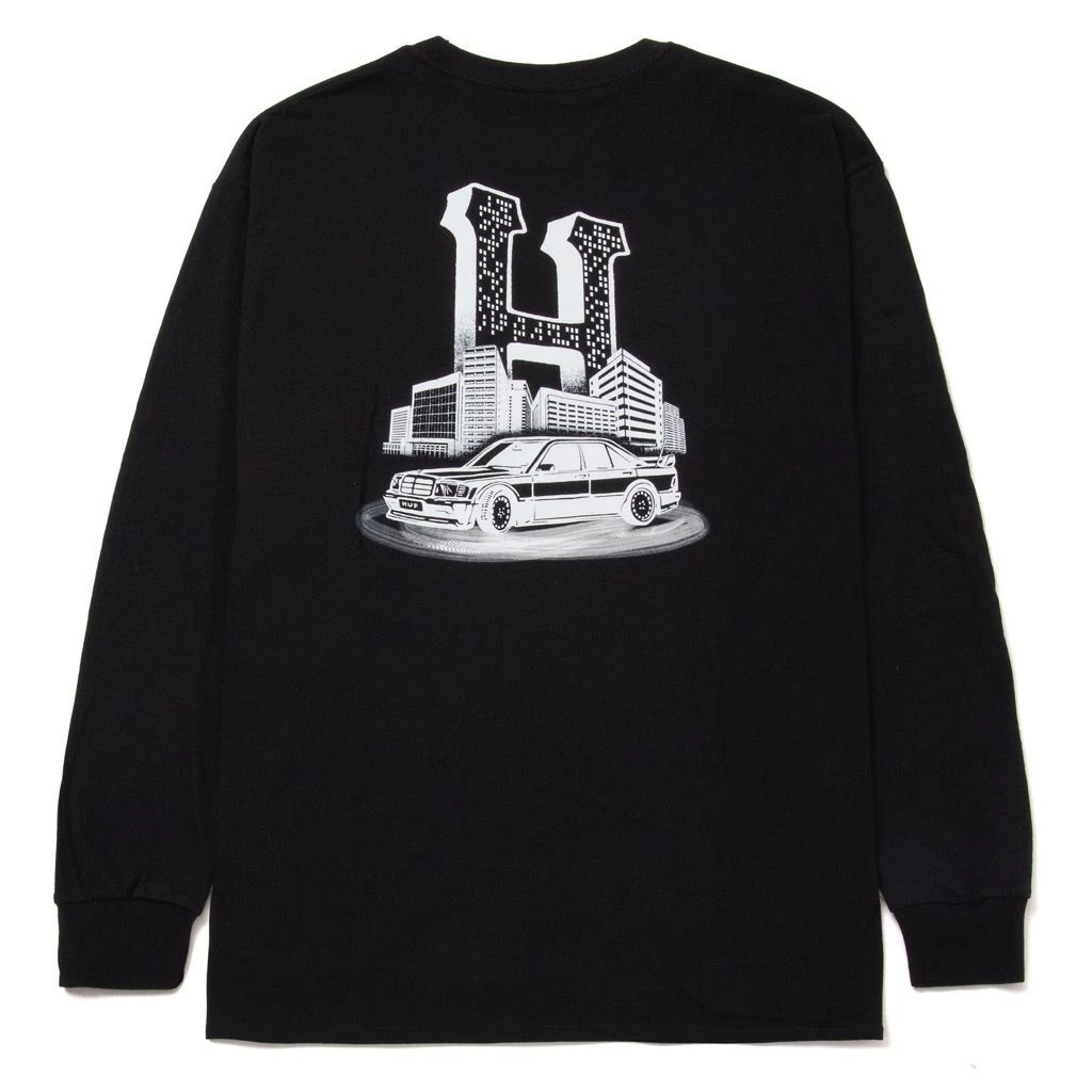 HUF Downtown Spinning Longsleeve - Black 4 HUF Downtown Spinning Longsleeve - Black – Bild 2