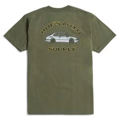 HUF Chop Shop Pocket T-Shirt - Olive