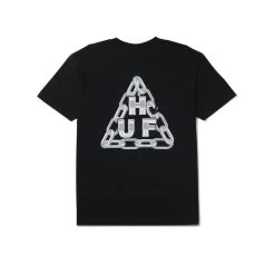 HUF Hard Links T-Shirt - Black -Stoppen. Gehen. Skateboard Geschäft. ts02013 black 2 1280x1280