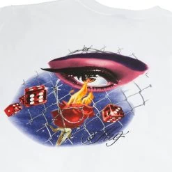 HUF Feline Eye T-Shirt - White -Stoppen. Gehen. Skateboard Geschäft. ts02026 white 3 1280x1280