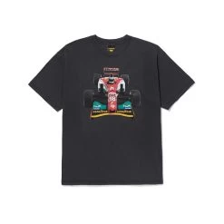 HUF F1 Washed T-Shirt - Washed Black